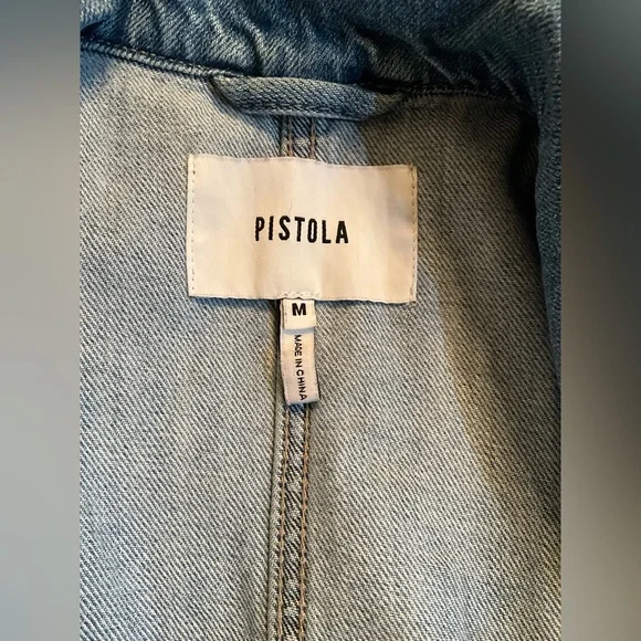 PISTOLA Grover denim relaxed jumpsuit - Picture 13 of 13